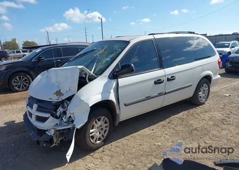 2007 Dodge Grand Caravan Se из США, поврежденный, VIN 1D4GP24E37B172486